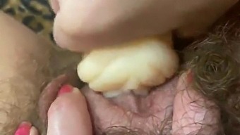 Pov Sex With A Hairy Pussy And Intense Creampie Orgasm