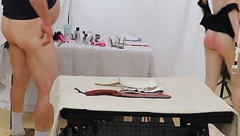 Viva Athena Ja Candy White In Bdsm Seikkailu Intensiivinen Suun Ja Kasvojen