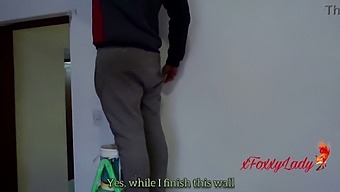 A Woman Cheats On Her Husband With A Painter During Sex Session